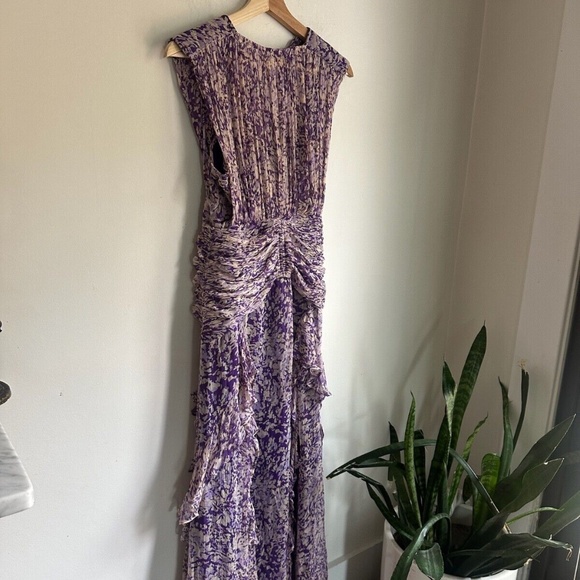 Shona Joy Aurier Round Neck Sleeveless Maxi Dress Women's Size 2 - Picture 3 of 12